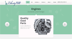 Desktop Screenshot of libertyautoparts.com